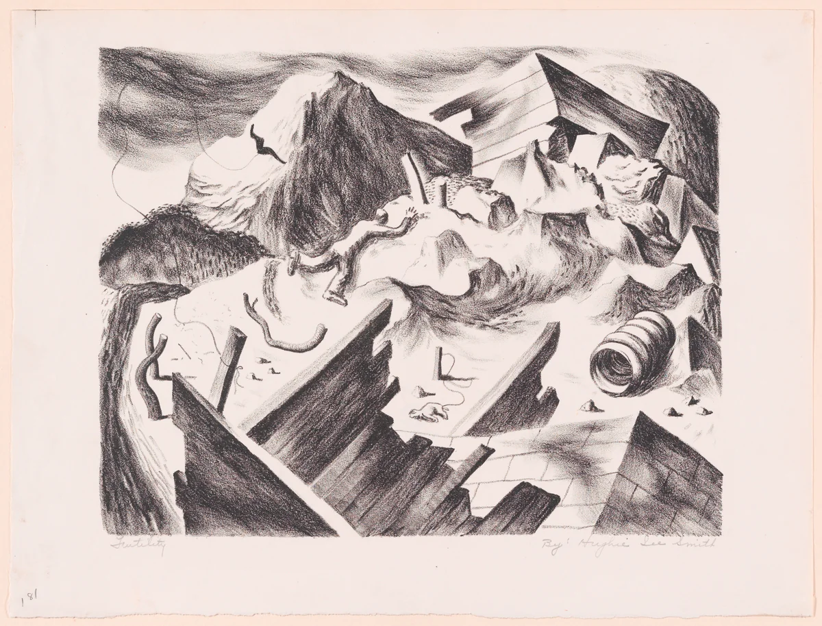 Futility by Hughie Lee-Smith, print, 1935-1943
