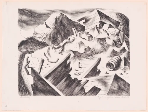 Futility by Hughie Lee-Smith, print, 1935-1943