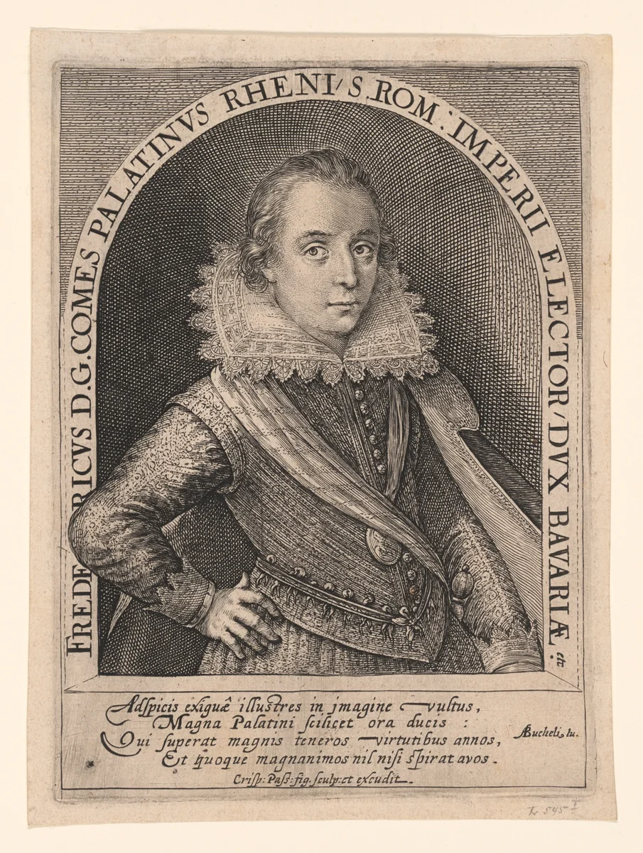 Frederick V by Crispijn van de Passe, print, 1590-1600