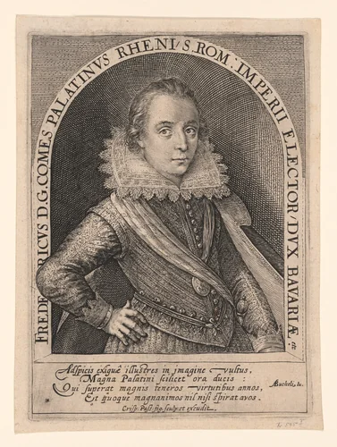Frederick V by Crispijn van de Passe, print, 1590-1600