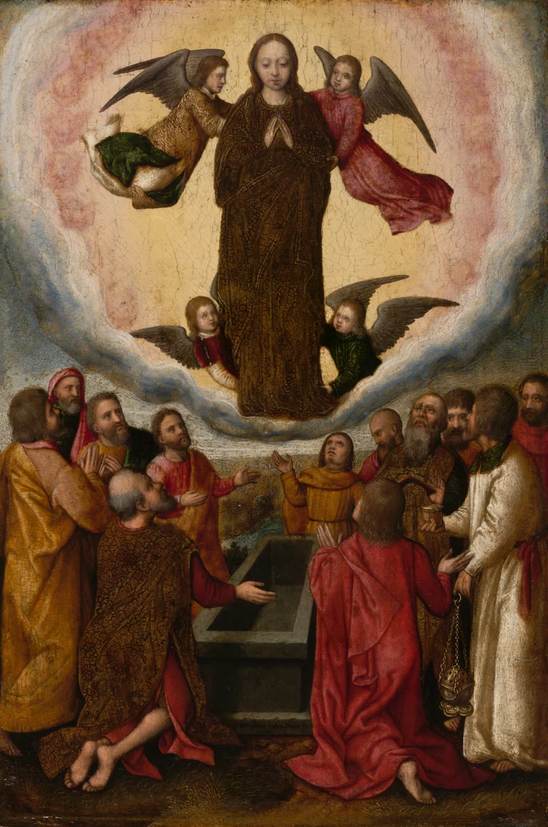 Assumption of the Virgin by Marcellus Coffermans, painting, 1501-1600