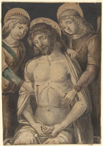 Pietà by anonymous, drawing, 1800-1900