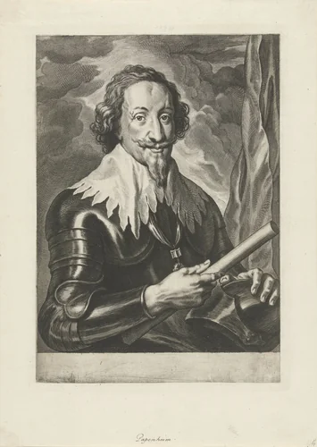 Portret van Gottfried Heinrich, graaf van Pappenheim by anonymous, print, 1638-1738