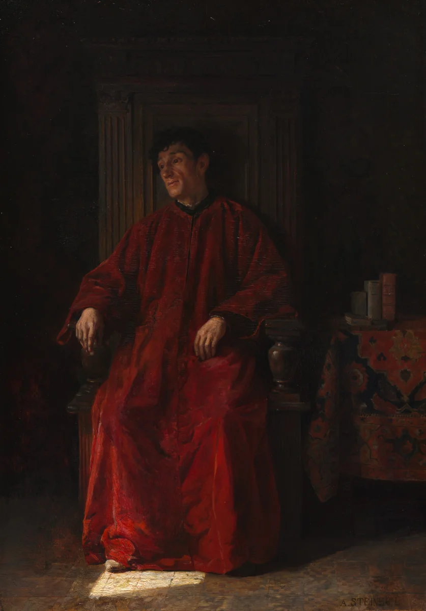Judge in Red Robe by Adolphe Charles Edouard Steinheil, painting, 1885-1895
