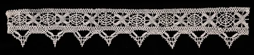 Bobbin Lace Insertion and Edging by Unknown, textile, 1540-1560