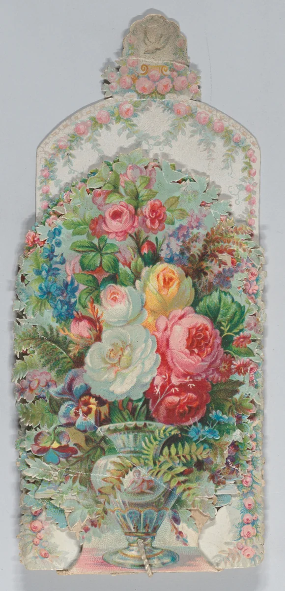 Valentine - Mechanical -- a decorated armoire (chest) by anonymous, other, 1875