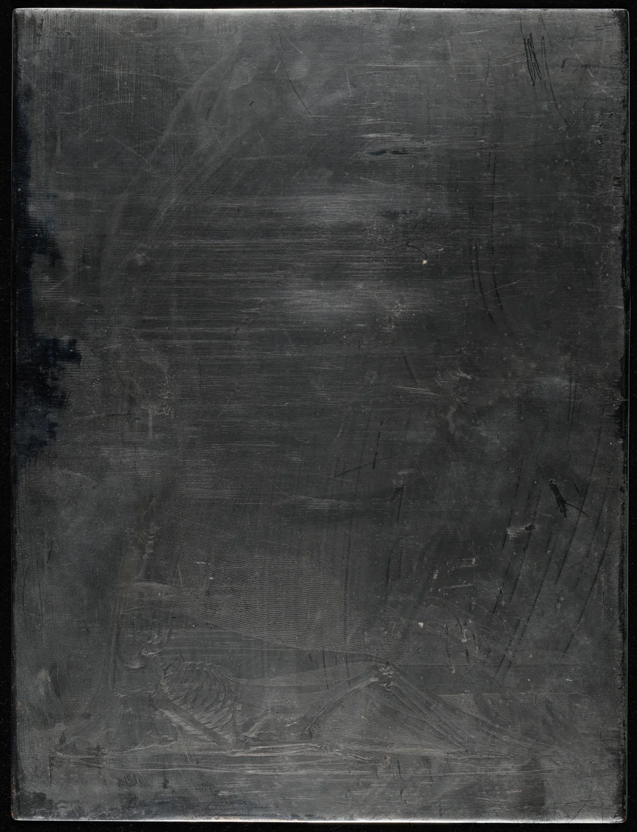 The Skeleton Re-animated by Luigi Schiavonetti; William Blake, technical material, 1808-1813