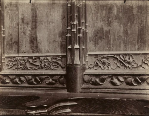 Amiens (stalles) by Eugène Atget, photograph, 1900