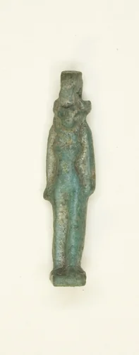 Amulet of a Lion-Headed Goddess by Egyptian, metalwork, -1069--332