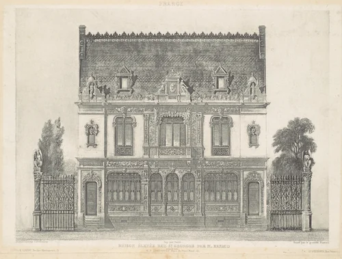 Maison Élevée Rue St. Georges par M. Renaud by Armand Fizeau, photograph, 1839-1843