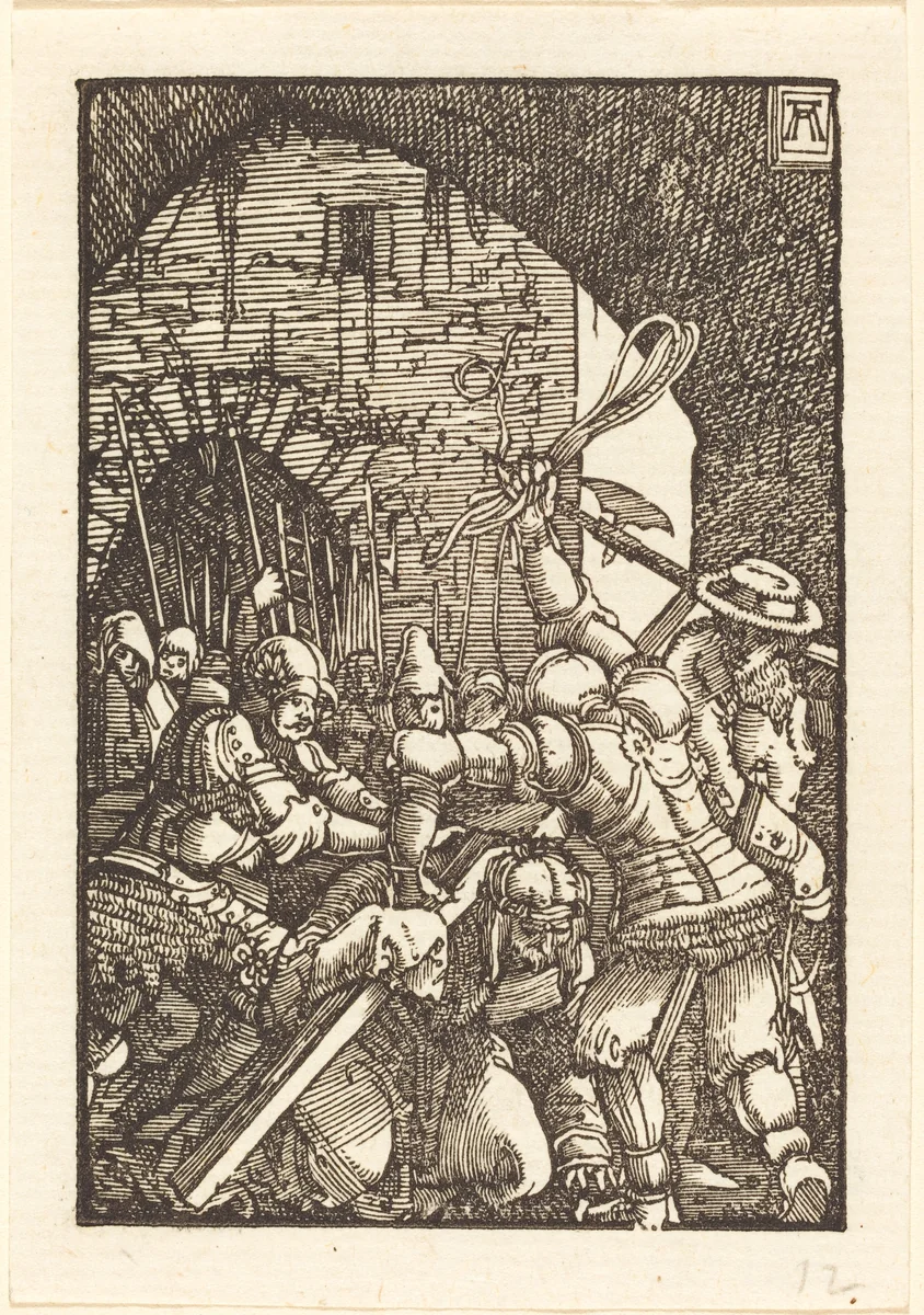 Christ Carrying the Cross by Albrecht Altdorfer, print, 1513