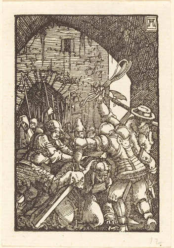 Christ Carrying the Cross by Albrecht Altdorfer, print, 1513