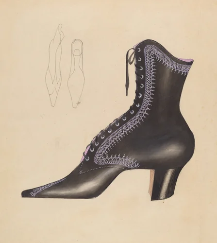 Woman's Shoe by Creighton Kay-Scott, index of american design, 1936