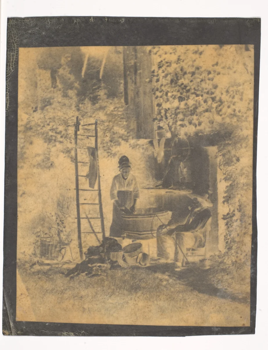 The Laundry by Louis-Adolphe Humbert de Molard, photograph, 1840-1849