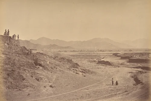 Dakka Fort and Lalpura by John Burke, photograph, 1878-1880