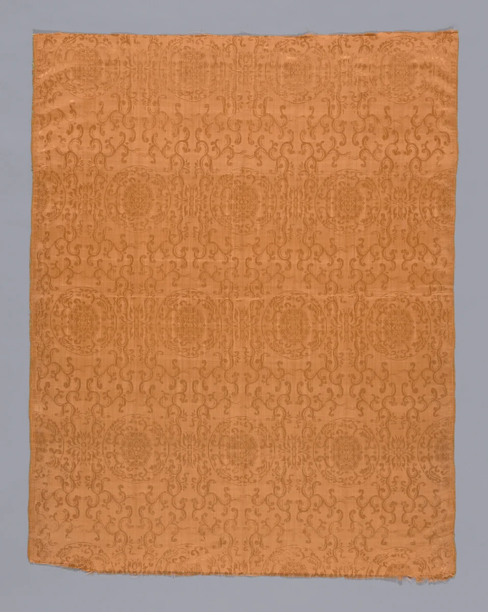 Panel (Dress Fabric) by China, textile, 1850-1900