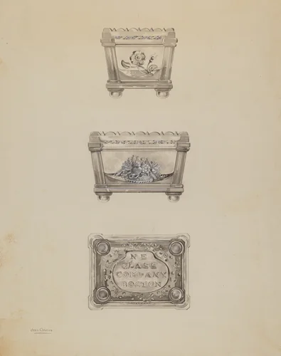 Salt Cellar by Charles Caseau, index of american design, 1938