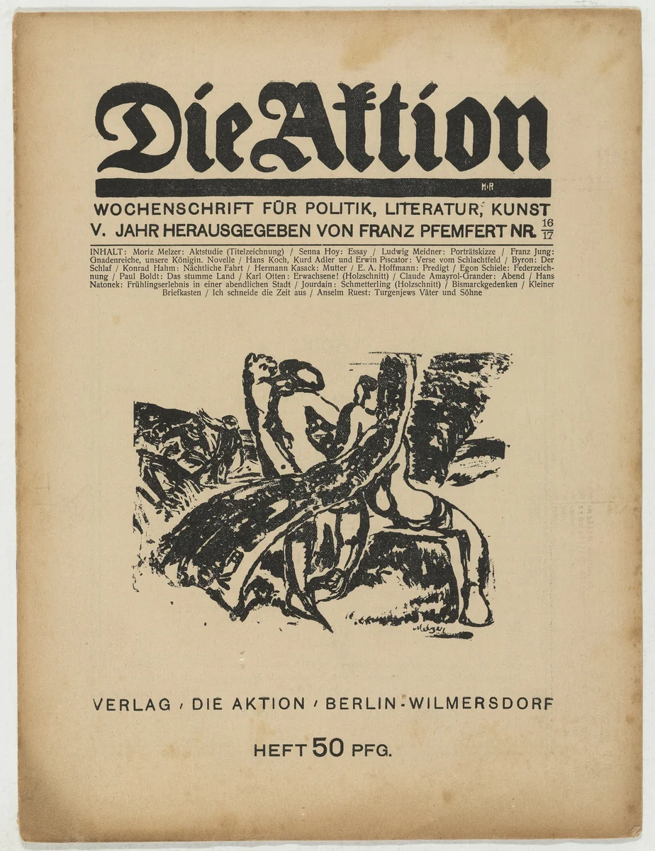 Die Aktion, vol. 5, no. 16/17 by Karl Otten, periodical, 1915