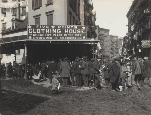 Five Points, New York by Alfred Stieglitz, photograph, 1893