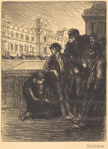 Misery and Splendor (Misere et splendeur) by Théophile Alexandre Steinlen, print, 1908