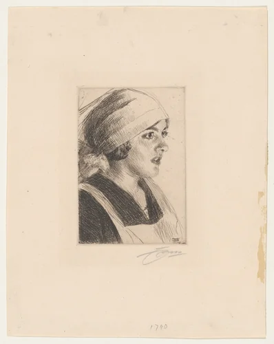 Gulli I by Anders Zorn, print, 1914