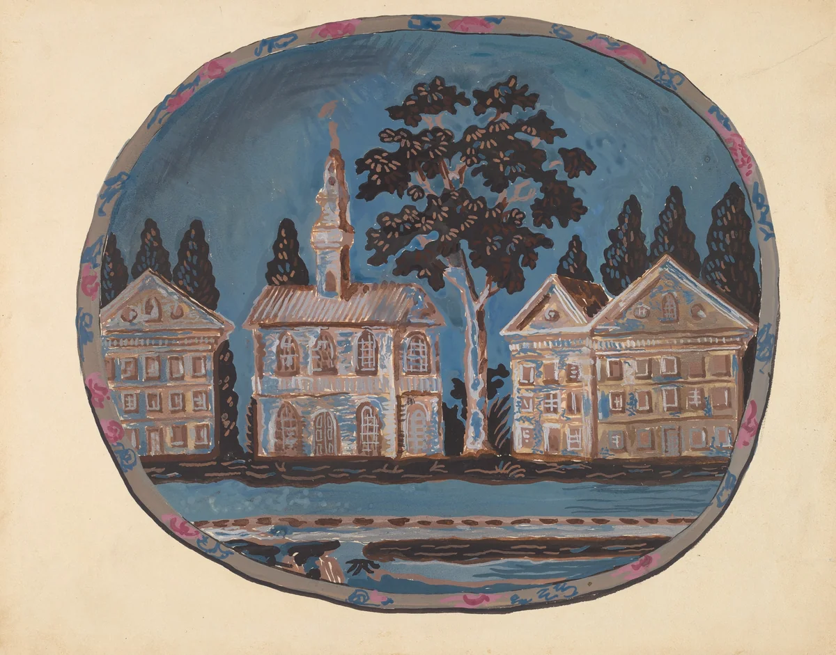 Bonnet Box by Stewart Wheeler, index of american design, 1936