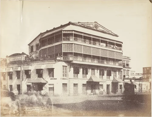 [Grindley and Company Building, Calcutta] by R. B. Hill, photograph, 1850-1859