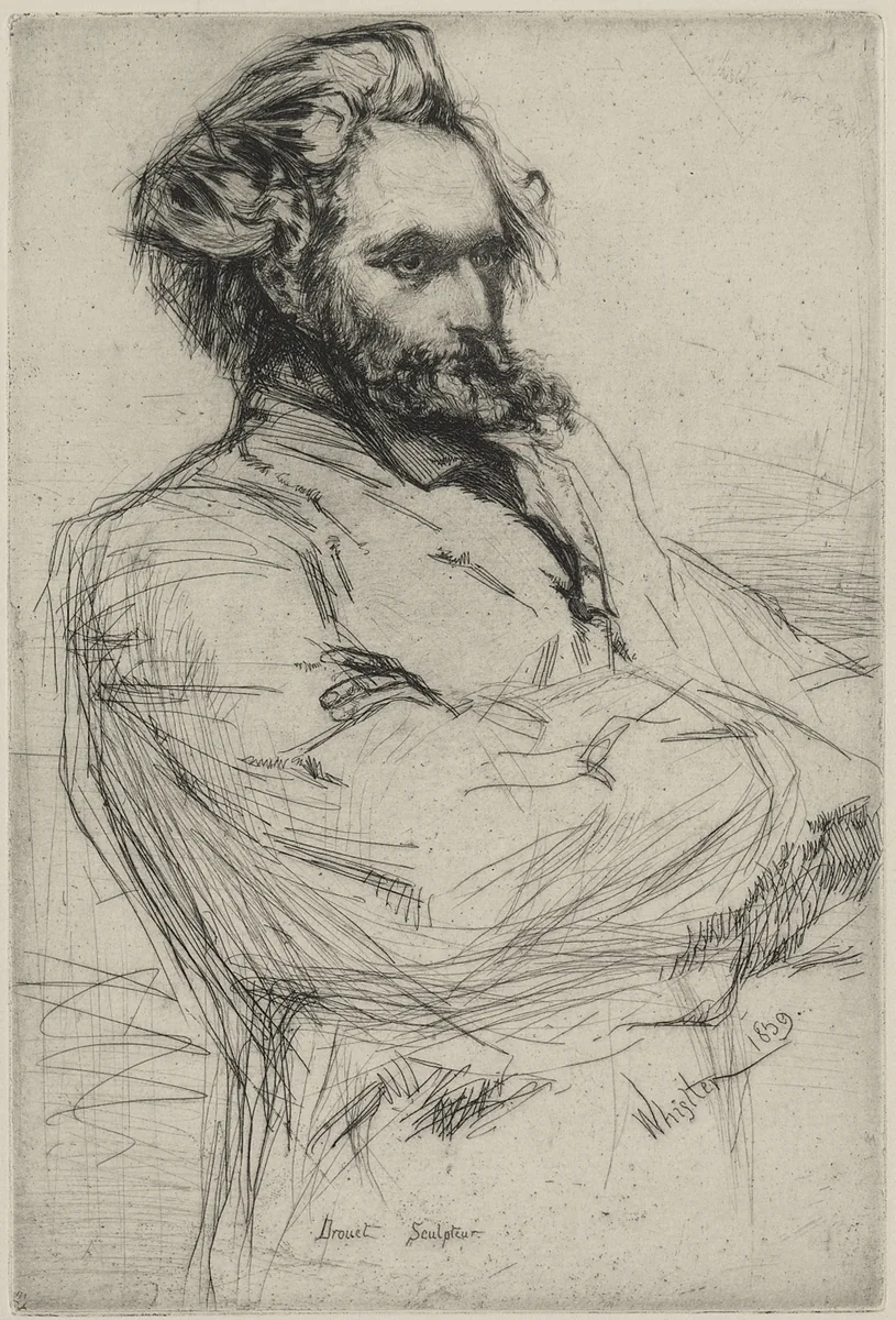Drouet by James McNeill Whistler, print, 1859