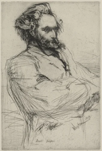 Drouet by James McNeill Whistler, print, 1859