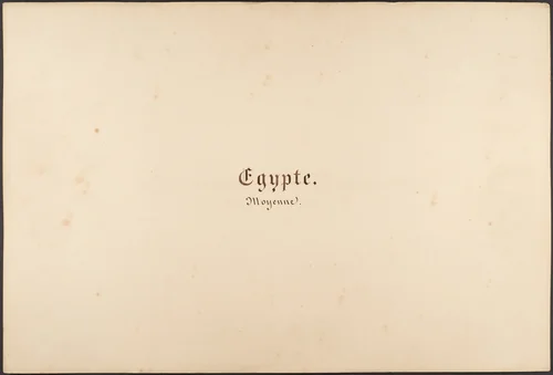 Égypte, Nubie, Syrie: Paysages et Monuments by Maxime Du Camp, other, 1849-1850