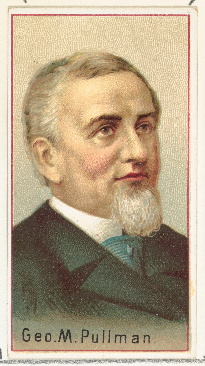George M. Pullman, printer's sample for the World's Inventors souvenir album (A25) for Allen & Ginter Cigarettes by Allen & Ginter, print, 1888