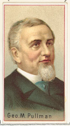 George M. Pullman, printer's sample for the World's Inventors souvenir album (A25) for Allen & Ginter Cigarettes by Allen & Ginter, print, 1888