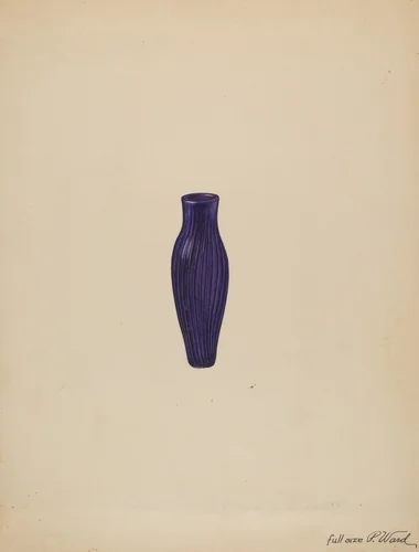 Scent Bottle by Paul Ward, index of american design, 1935-1942