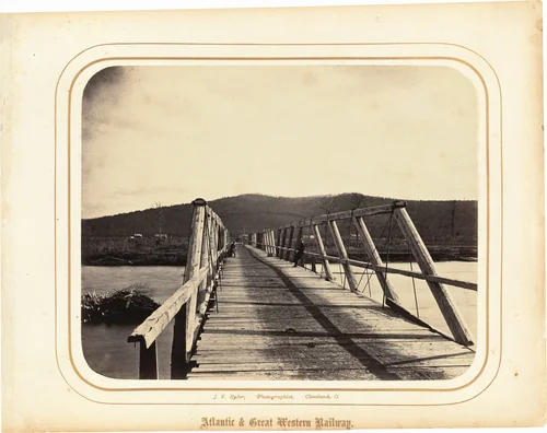 Atlantic & Great Western Railway by James F. Ryder, photograph, 1862