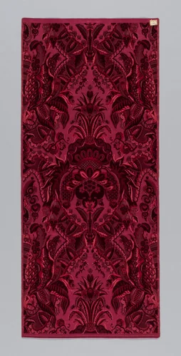Panel by Mathevon et Bouvard, textile, 1860-1880