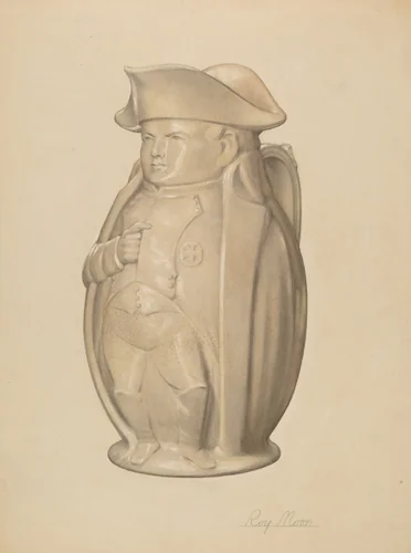 Napoleon Jug by Roy Moon, index of american design, 1939