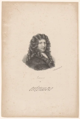 Portret van François-Michel le Tellier by anonymous, print, 1818-1842