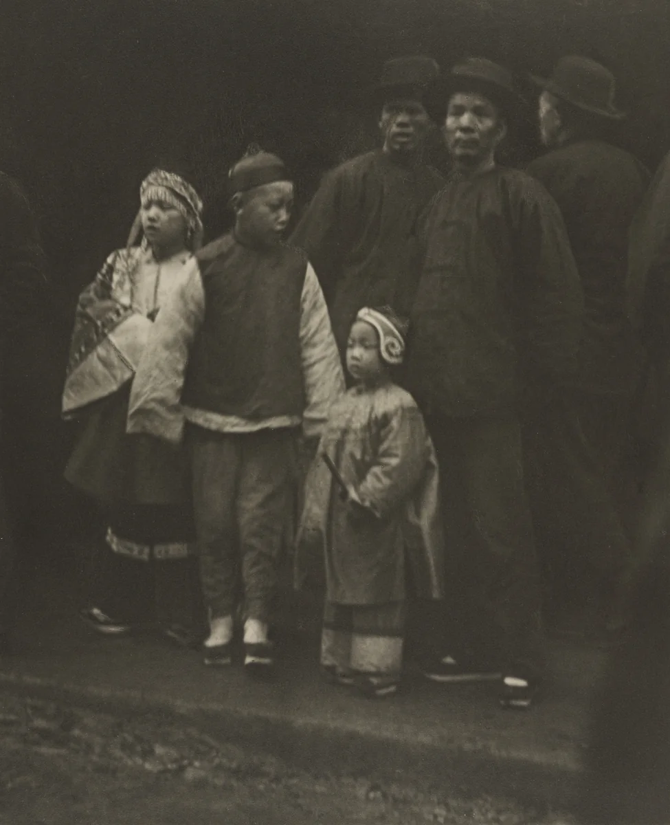 Chinatown Children by Arnold Genthe, photograph, 1896