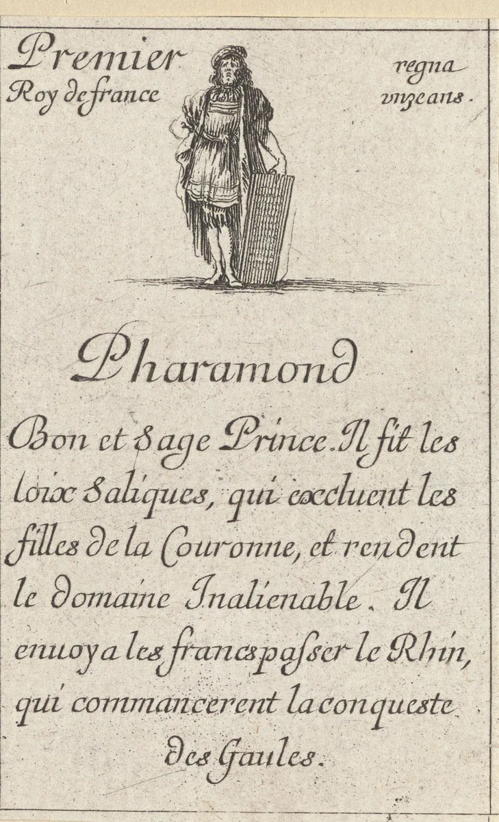 Pharamond by Stefano della Bella, print, 1620-1664