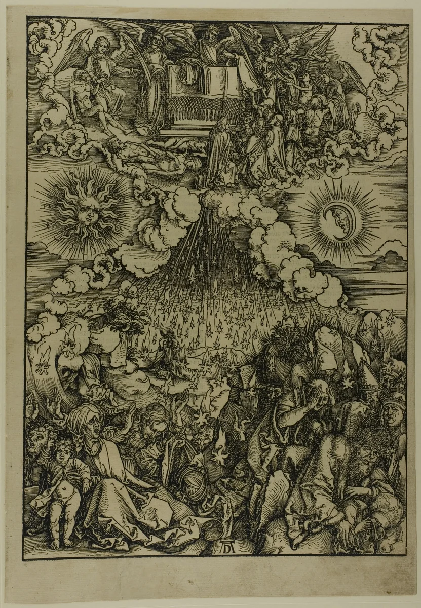 The Opening of the Fifth and Sixth Seals, from The Apocalypse by Albrecht Dürer, print, 1496-1498