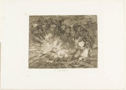 Will She Rise Again?, plate 80 from The Disasters of War by Francisco José de Goya, print, 1815-1820