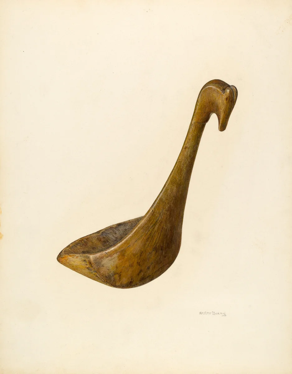 Butter Worker by Hester Duany, index of american design, 1941