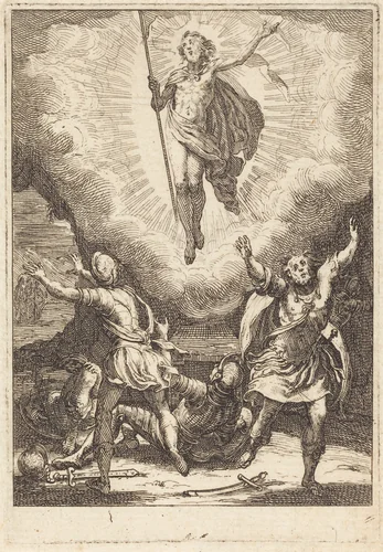 The Resurrection by Jacques Callot, print, 1592-1635