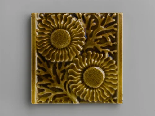 Tile by J. and J. G. Low Art Tile Works, artwork, 1879-1884