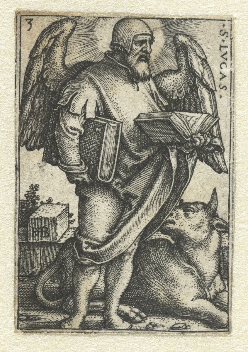 De evangelist Lucas by Unknown, print, 1541