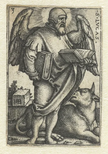 De evangelist Lucas by Unknown, print, 1541
