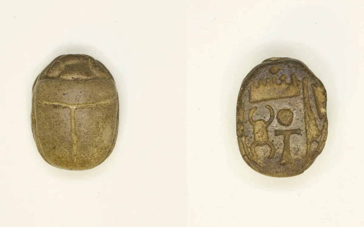 Scarab: Wish Formula of Amon-Re by Egyptian, other, -1991--1668