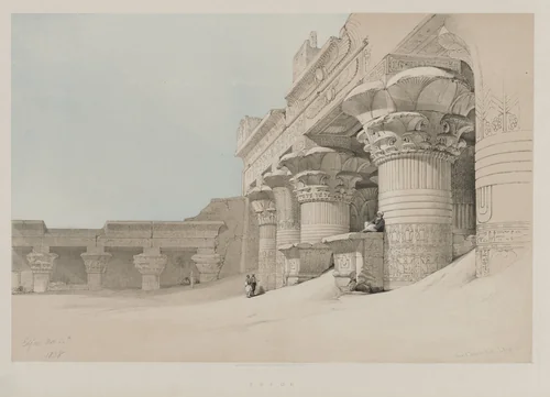 Egypt and Nubia, Volume II: Edfou by Louis Haghe, print, 1846