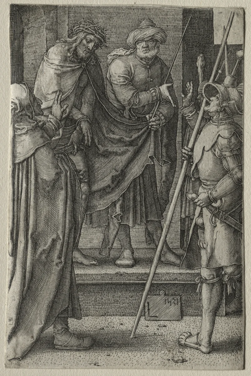The Passion: Christ Presented to the People by Lucas van Leyden, print, 1521