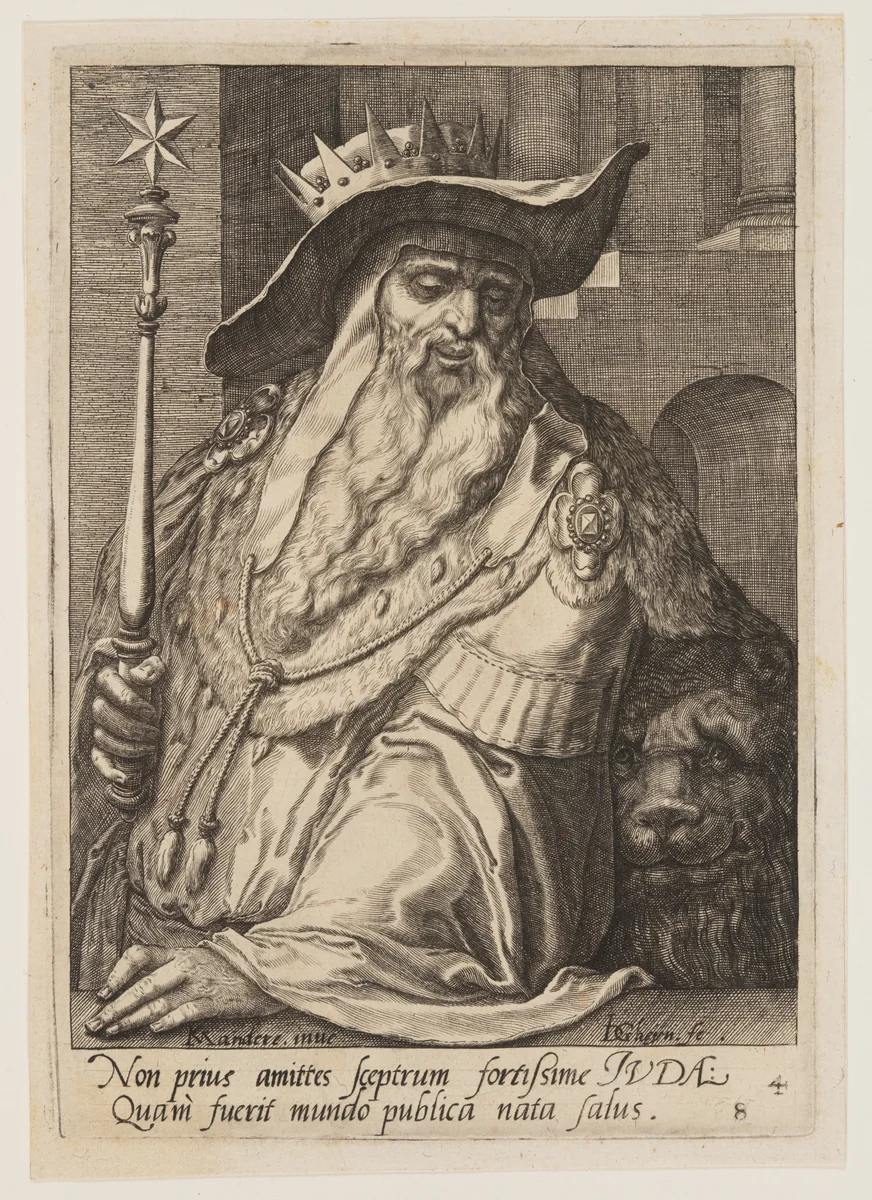 Judah, from The Twelve Sons of Jacob by Jacques de Gheyn II, print, 1584-1594